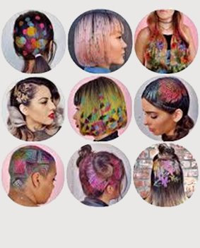 Janine Ker氏の手がけたグラフィティヘア